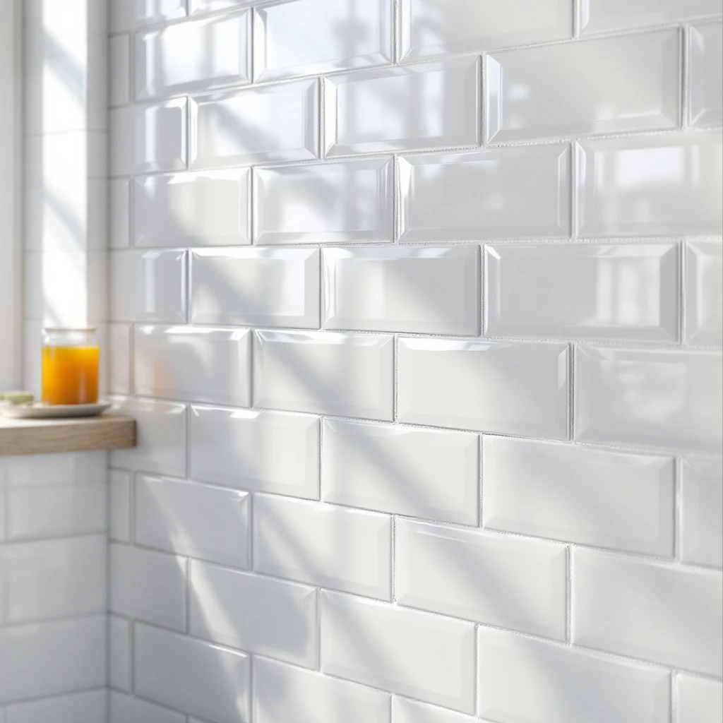 lépcsőház burkolása fényes porcelán lapokkal